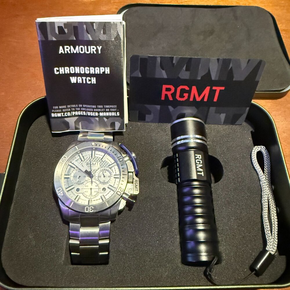 RGMT ARMOURY Chronograph Silver/White